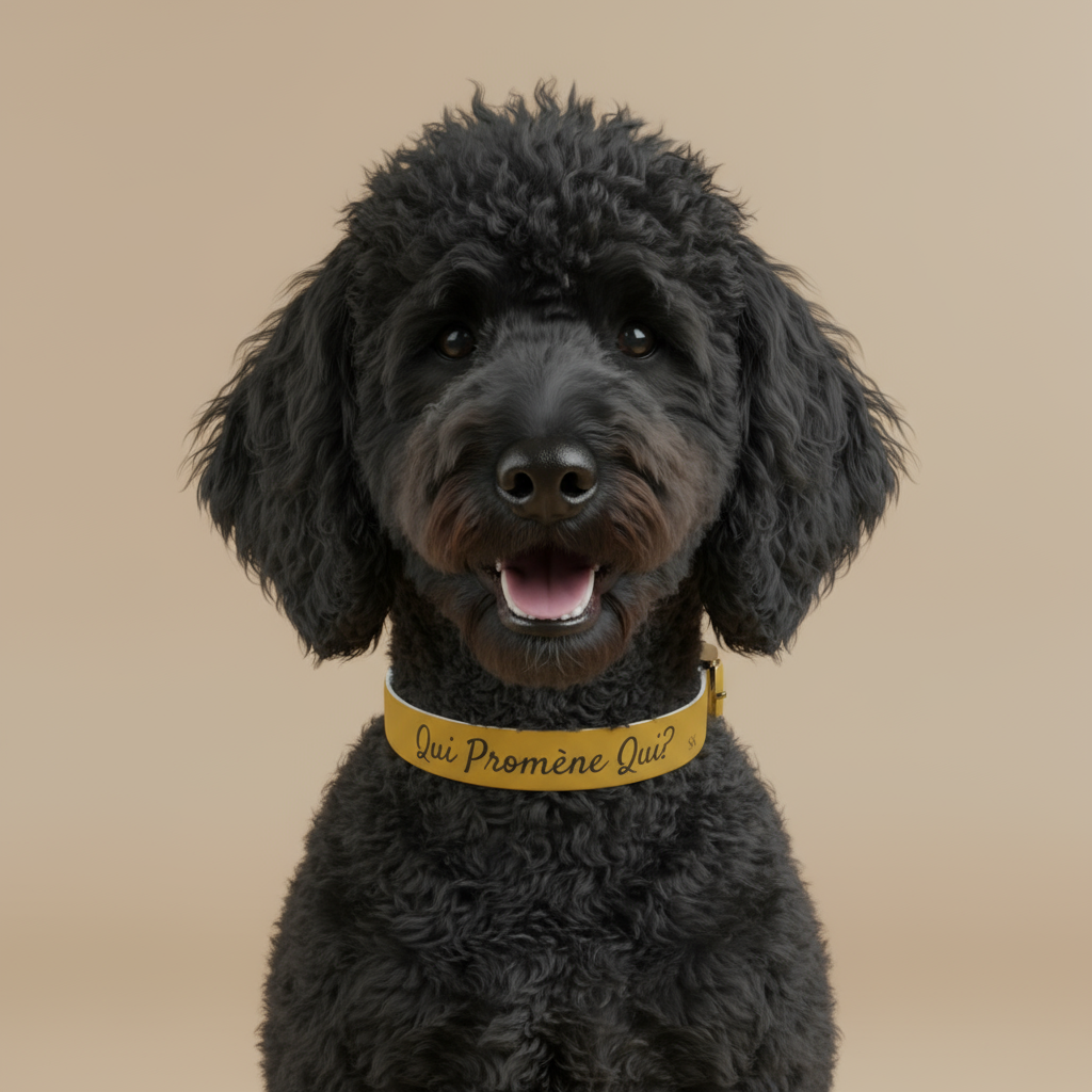 Colliers pour chiens-Qui promène qui?- Premium Snoukinou