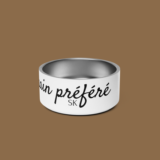 Gamelle Premium Inox Chien et Chat -T'es mon humain préféré