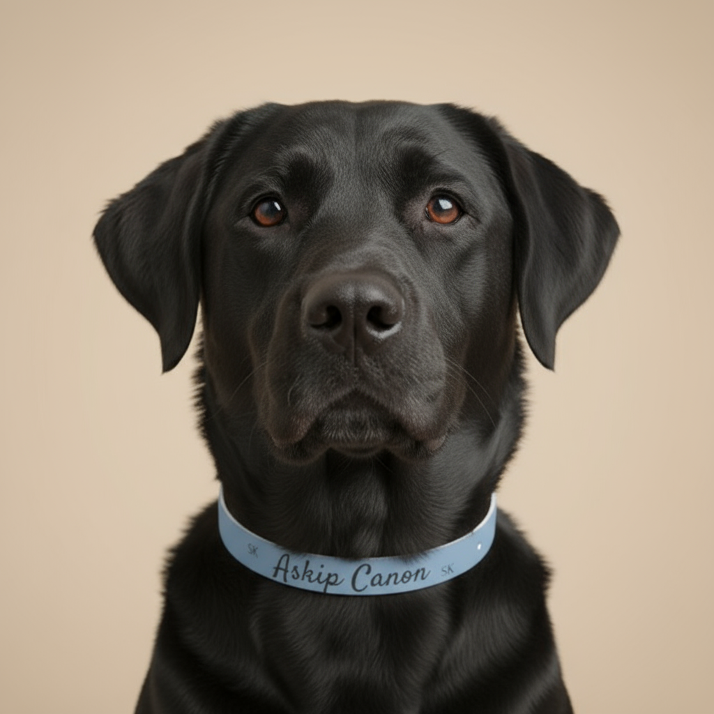 Collier pour chien - Askip Canon  -Bleu Premium Snoukinou