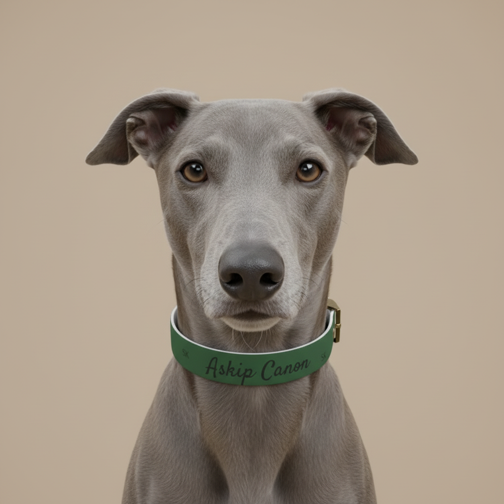 Collier pour chien-  Askip Canon -Vert Premium Snoukinou