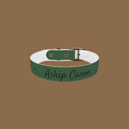 Collier pour chien-  Askip Canon -Vert Premium Snoukinou